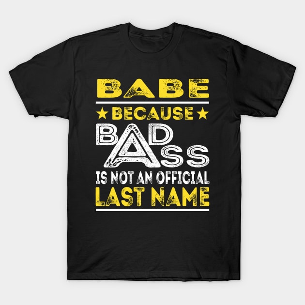 BABE T-Shirt by Middy1551